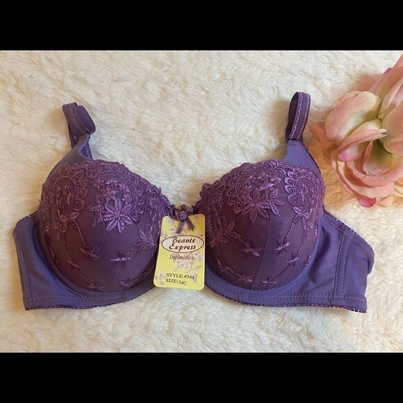 💥Beauty express intimates sexy fashion Lace Bra size 34C - Picture 8 of 10